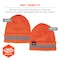 Ergodyne Reflective Winter Hat, One Size, Orange 6803 - alternate 4